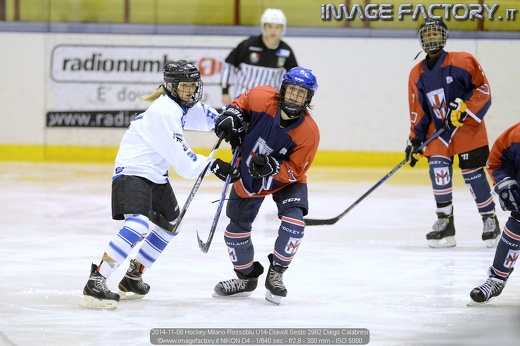 2014-11-08 Hockey Milano Rossoblu U14-Diavoli Sesto 2982 Diego Calabresi